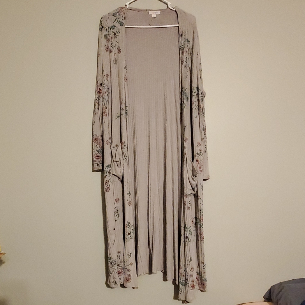 Lularoe Duster Ribbed Large